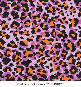 Leopard skin pattern, animal leather seamless design