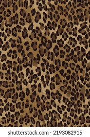 Leopard skin pattern, animal leather seamless design