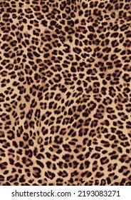 Leopard skin pattern, animal leather seamless design