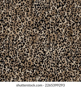 Leopard skin pattern, animal leather seamless design