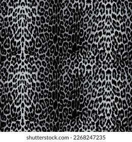 Leopard skin pattern, animal leather seamless design