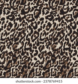 Leopard skin pattern, animal leather seamless design