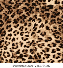 Leopard skin pattern, animal leather seamless design