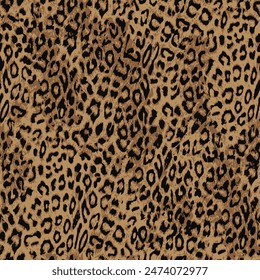 Leopard skin pattern, animal leather seamless design