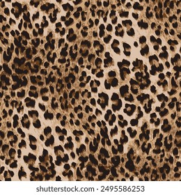 Leopard skin pattern, animal leather seamless design