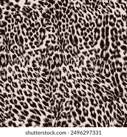 Leopard skin pattern, animal leather seamless design