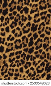 Leopard skin pattern, animal leather seamless design