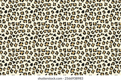 Leopard skin pattern, animal leather seamless design