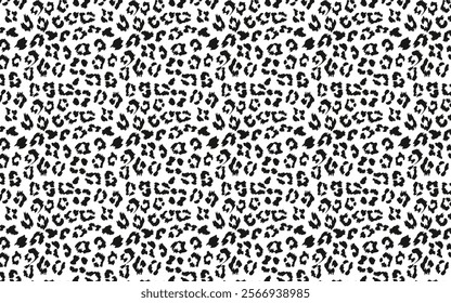 Leopard skin pattern, animal leather seamless design