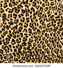 Leopardenmuster, Tierleder, nahtloses Design