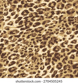 Leopardenmuster, Tierleder abstrakte nahtlose Arbeit