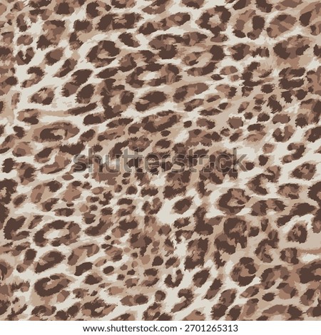 Leopard skin pattern, animal leather seamless design