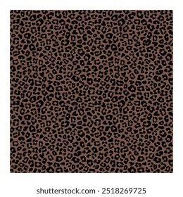 Leopard skin pattern, animal leathern vector design.