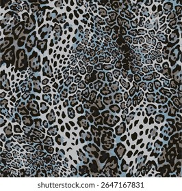 Leopard skin pattern, animal leathern seamless design