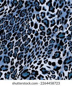 Leopard skin pattern, animal seamless design