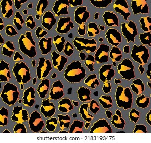 Patrón de piel de leopardo, diseño de marineros animales