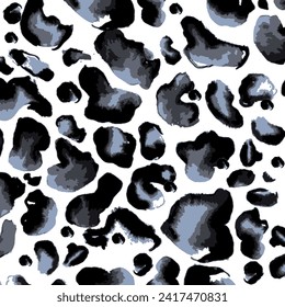 Leopard skin pattern, animal skin texture design background