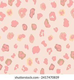 Leopard skin pattern, animal skin texture design background