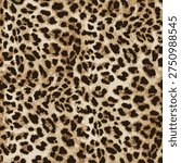Leopard skin pattern design, animal leather seamless work