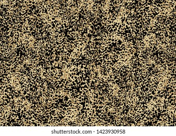 Leopard skin pattern design. Cheetah  skin spots print vector illustration background. Wildlife fur skin design illustration for print, web, home decor, fashion, surface, graphic design