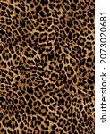Leopard skin pattern design for print seamless work