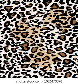 Leopard Skin Pattern Design Vector