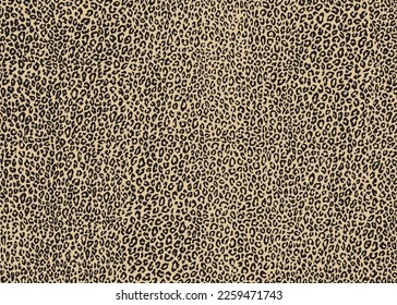 Leopard skin pattern design. Vector illustration background. For print, textile, web, home decor, fashion, surface, graphic design