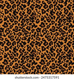 
Leopard skin pattern. The texture of the fabric is repeated. Modern background with spots