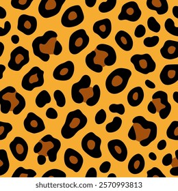 leopard skin pattern textures design vector icon on white background