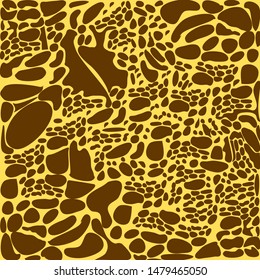leopard skin pattern used for decoration.seamless animal texture.