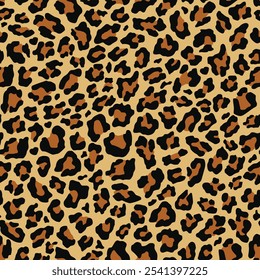 leopard skin pattern. vector print. seamless pattern for clothing or print