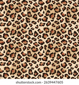 leopard skin pattern vector stylish print seamless background