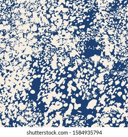 Leopard Skin Print. Animal Camouflage Background. African Rapport Pattern. Watercolor Camouflage Design. Spot Tile.  Indigo and Beige Leopard Vector Seamless Pattern. Animal Abstract Texture.