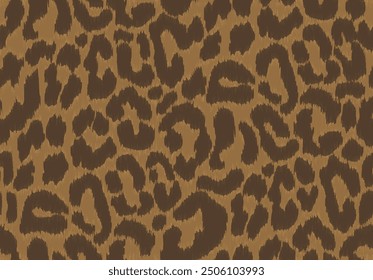 Leopard skin print illustration vector seamless pattern wallpaper, Animal print wildlife art print