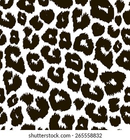 Leopard skin seamless pattern