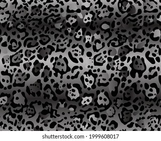 
Leopard skin seamless pattern. Abstract camo. Print on fabric and clothing. Vector illustration