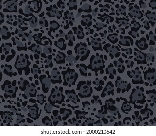 
Leopard skin seamless pattern. Abstract camo. Print on fabric and clothing. Vector illustration