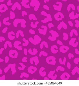 Leopard skin seamless pattern. Animal print. pink leopard texture. Repeating background. Leopard print for your design.