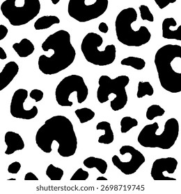 leopardo pele padrão sem emenda. fundo padrão de pele de chita para impressão de tecido, moda, papel de embrulho.