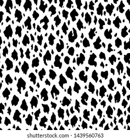 Leopard skin seamless pattern design. Vector illustration background. For print, textile, web, home decor, fashion, surface, graphic design