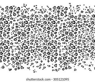 Leopard skin. Seamless pattern. Vector background