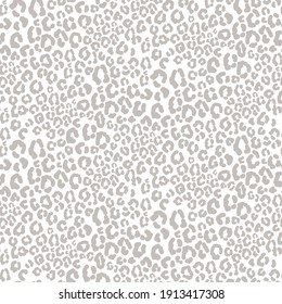 Leopard skin seamless pattern. Wild print animal background for paper wrap, textile, package and print vector design.