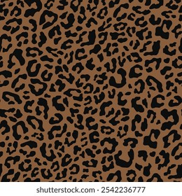 leopard skin seamless print. vector print for clothes or print