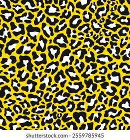 leopard skin seamless print. vector print for clothes or print