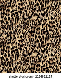 leopard skin seamless vector pattern background,leopard pattern textile print design