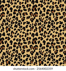 
leopard skin texture, seamless animal print, fashionable modern textile pattern