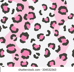 Leopard Skin Texture Seamless Pattern Stock Vector (Royalty Free ...