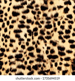 textura de piel de leopardo, diseño sin fisuras 