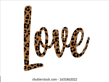 Leopard Slogan Design Vector Hand Drawn Stock Vector (Royalty Free ...