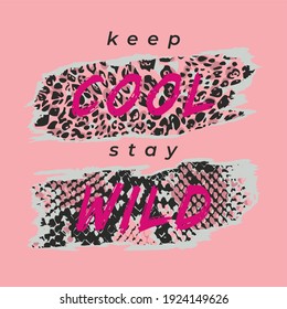 leopard and snake pattern desing